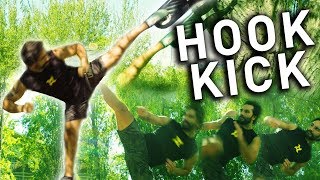 How to HOOK KICK - Kicking tutorial