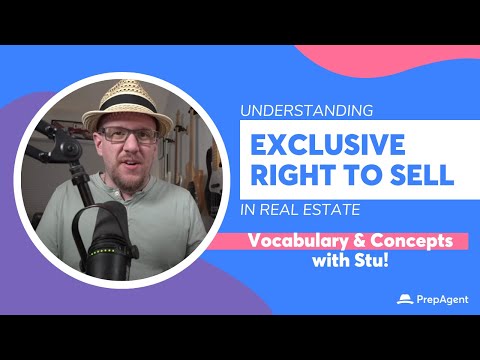 Exclusive Right to Sell Listing Agreement | Real Estate Concepts with Stu