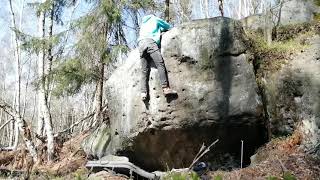 Video thumbnail of Ostrá Jízda, 6C. Modřín