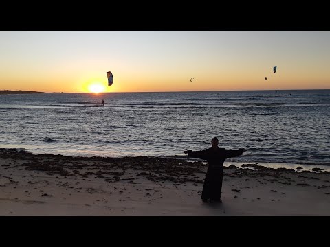 Galinhos-RN Pôr do Sol na praia