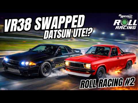 P PLATE DRIVER TAKES OUT WIN IN 1000HP+ GTR - BRISBANE ROLL RACING #2