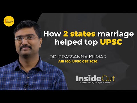 How two states marriage helps top UPSC | Prassanna Kumar | AIR-100 | InsideCut | IKN