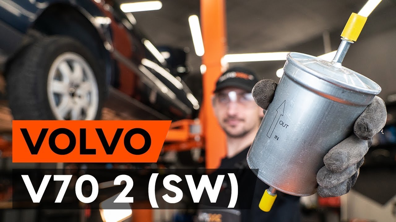 Kuinka vaihtaa polttoainesuodatin Volvo V70 SW-autoon – vaihto-ohje