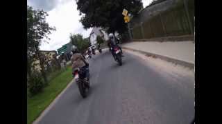 preview picture of video 'V ZLOT MOTOCYKLOWY SUMOWO - PARADA 21.07.2012'