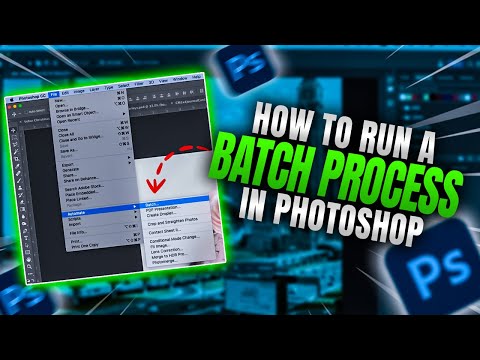 How To Run a Batch Process In Photoshop
