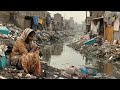 SHOCKING SLUM LIFE IN INDIA KIDS LIVE WITH RATS PILES OF TRASH EVERYWHERE BUT STILL SMILE