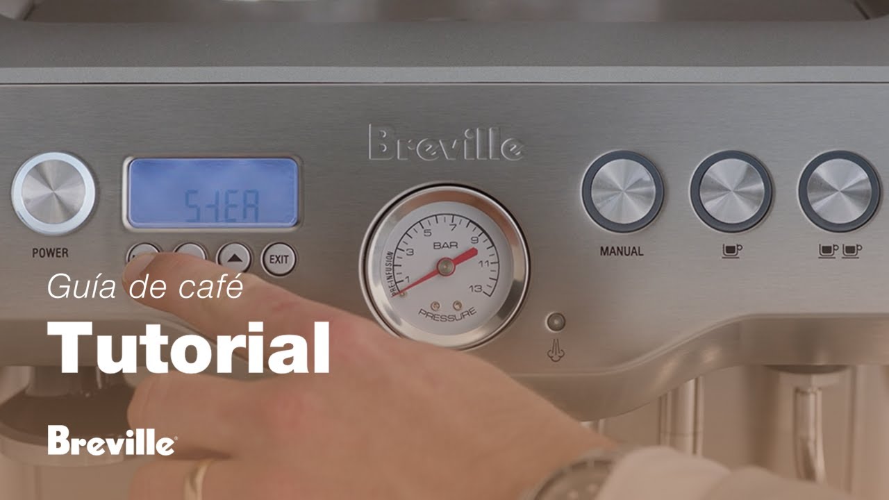 Tutorial de guía de café de Breville - Cómo ajustar la temperatura del vapor