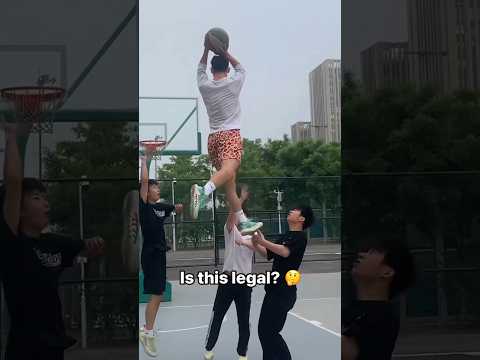 Gotta start doing this to get shots over Wemby 💀 (h/t ipanda757/TT) #shorts #basketball #highlights