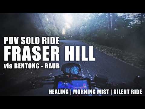 FRASER HILL POV Solo Ride | Bentong–Raub Route | Morning Mist | 4K Cinematic