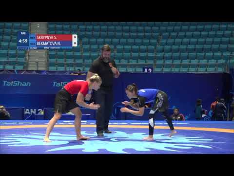 1/4 Women's GP No-Gi - 53 kg: S. SKRYPNYK (UKR) v. N. BEKMATOVA (KGZ)