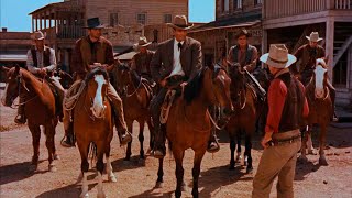Gunslinger instilling terror in the Wild West