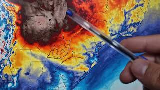 Frente fria avança sobre o Sul do Brasil no final de semana⛈️🌦