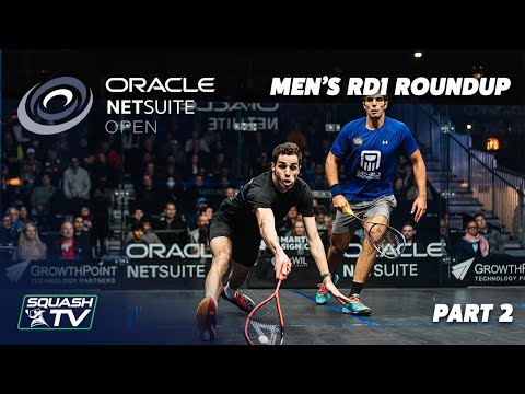 Squash: Oracle Netsuite Open 2021 - Men's Rd 1 Roundup [Pt.2]