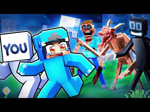YOU Survive Every Horror Mob in Minecraft!