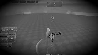 Clashing With a bot #bladeball #roblox