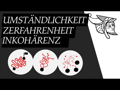 Formale Denkstörungen - Umständlichkeit, Zerfahrenheit, Inkohärenz