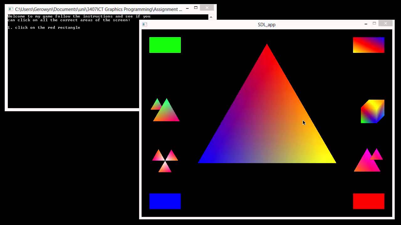 3407ICT Graphics Programming Assignment 1