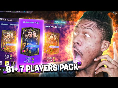 THE NEW 81+ x7 PLAYER PACKS ARE INSANE OMG!!! FIFA 21
