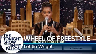 Wheel of Freestyle with Black Panther&#39;s Letitia Wright