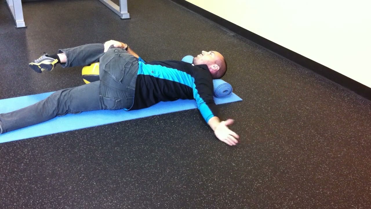 7. Side Lying Shoulder Sweep (Side View)