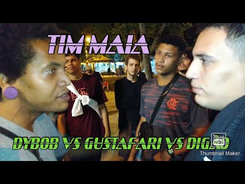 (BATALHA DE TRIO) DYBOB VS GUSTAFARI VS DIGÃO SEMIFINAL RODA CULTURAL TIM MAIA EDIÇÃO 15