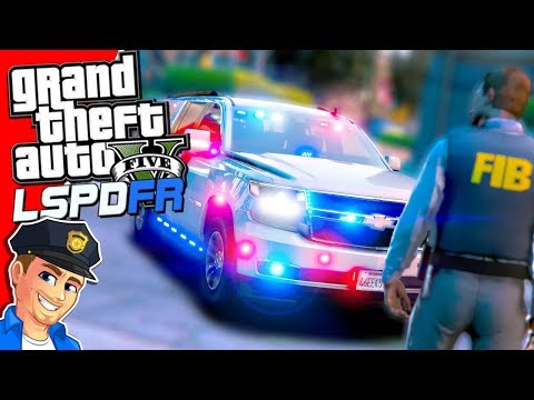 GTA 5 LSPDFR "Federal Agent" FIB Patrol | GTA 5 Realistic Police Mod
