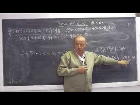 2/2 Lectia 720 - Factor comun Distributivitatea inmultirii fata de adunare Metoda figurativa Clasa 4