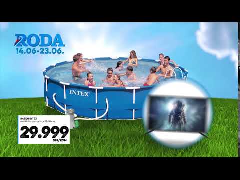 Roda I Vox televizor za 1 dinar uz kupovinu bazena 14.06 - 23.06.2019.
