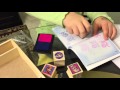 Natalie Plays With Disney Frozen Anna Elsa Olaf Rubber Stamp Stationary Set Toy Video
