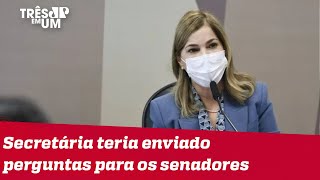 Vídeo revela combinação de Mayra Pinheiro para depoimento na CPI da Covid