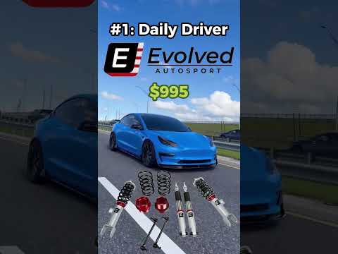 Best Coilovers for a Tesla Model 3!