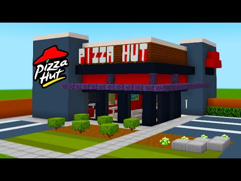 Ultimate Modern Pizza Hut Build 2021 in Minecraft City