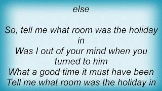 Tim Mcgraw - What Room Was The Holiday In Lyrics