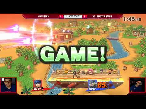 VS Weekly 8/31/17 - Losers Semis - Morpheus (Marth) vs Master Raven (Sheik) - Smash 4