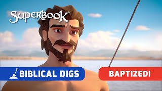 Biblical Digs | Baptized! | Superbook S05 E06