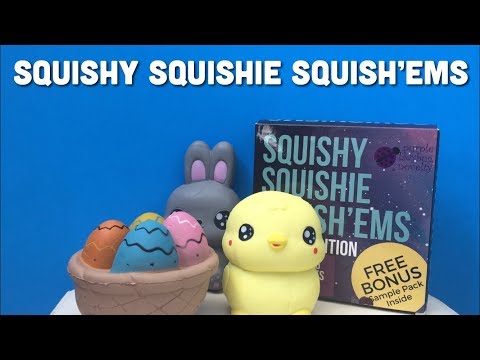Shrink-wrapped Squishies?! Squishy Squishie Squish’ems Review Purple Ladybug Novelty  | Toy Tiny Video