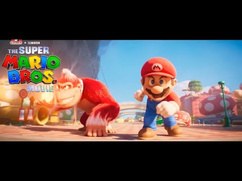 The Super Mario Bros. Movie (2023) - Mario & Donkey Kong Team Up