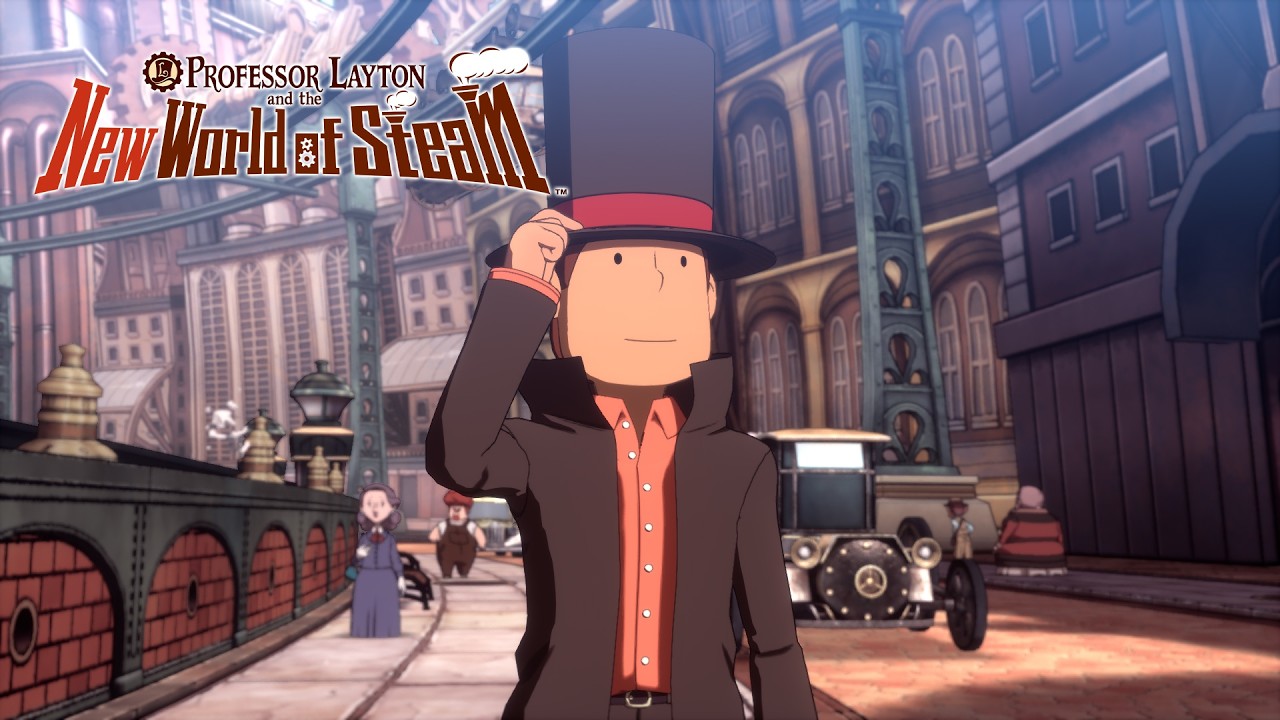 Professor Layton and the New World of Steam release date reveal trailer teaser