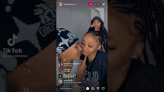 Thando and Sasha kissing after their break up😳