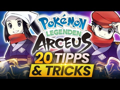 20 TIPPS & TRICKS für ANFÄNGER in Pokemon Legenden: Arceus!