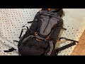 Unboxing Wildcraft Unisex Grey Blue Colour Blocked Gangotri 55 Rucksack