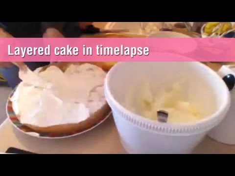Layer cake in timelapse