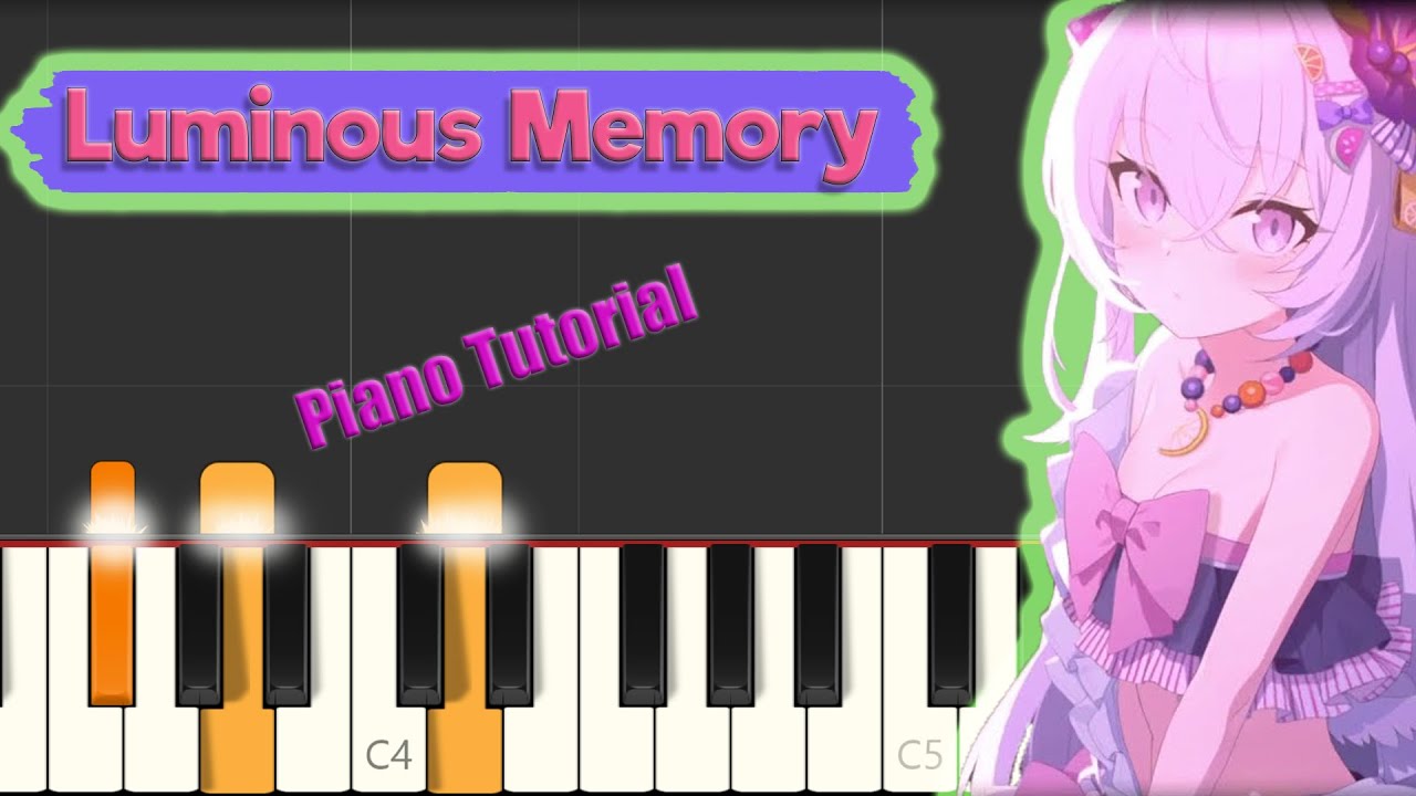 Mitsukiyo - Luminous Memory - Piano Tutorial