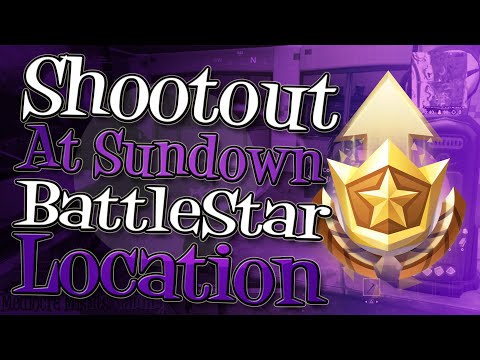 Shootout At Sundown - Secret Battle Star Location - Season 10 Week 2 - Fortnite (Location Guide)