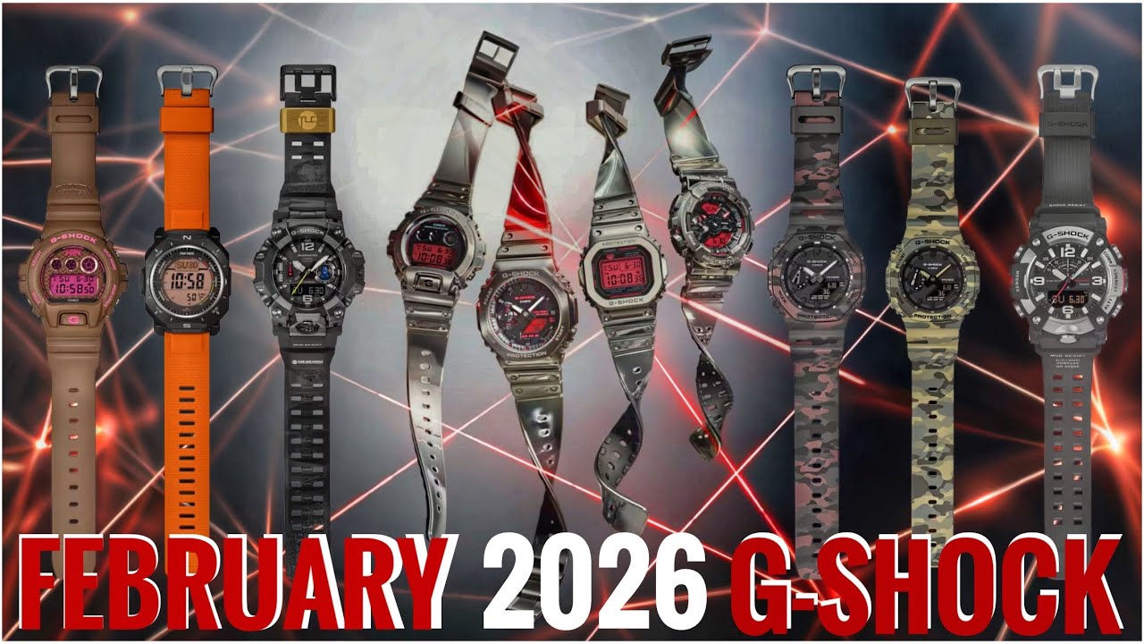 February 2026 G-Shock previews!