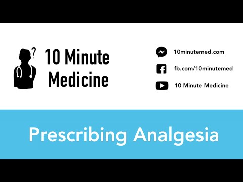 Prescribing Analgesia | 10 Minute Medicine