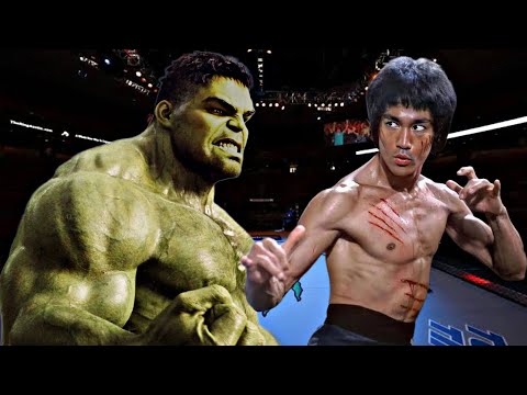 BRUCE LEE VS HULK SMASH 😱🔥😰*CRAZY FIGHT* (EA SPORTS UFC 4) UFC KNOCKOUTS | BRUCE LEE FIGHT | UFC