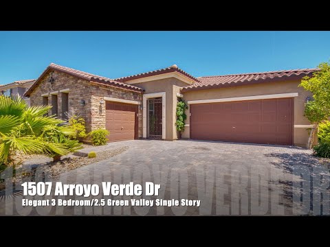 Green Valley Ranch Single Story with large yard and luxury finishes for Sale