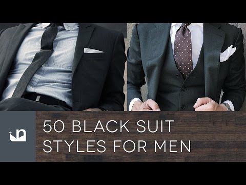 50 Black Suit Styles for Men - Male Fashion