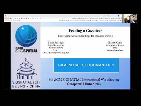 GeoHumanities'21 - 05 - Feeding a Gazetteer